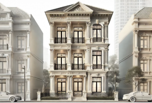Các mẫu thiết kế nhà phố cổ điển đẹp mắt