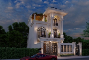 Thiết kế, thi công hoàn thiện biệt thự Villa